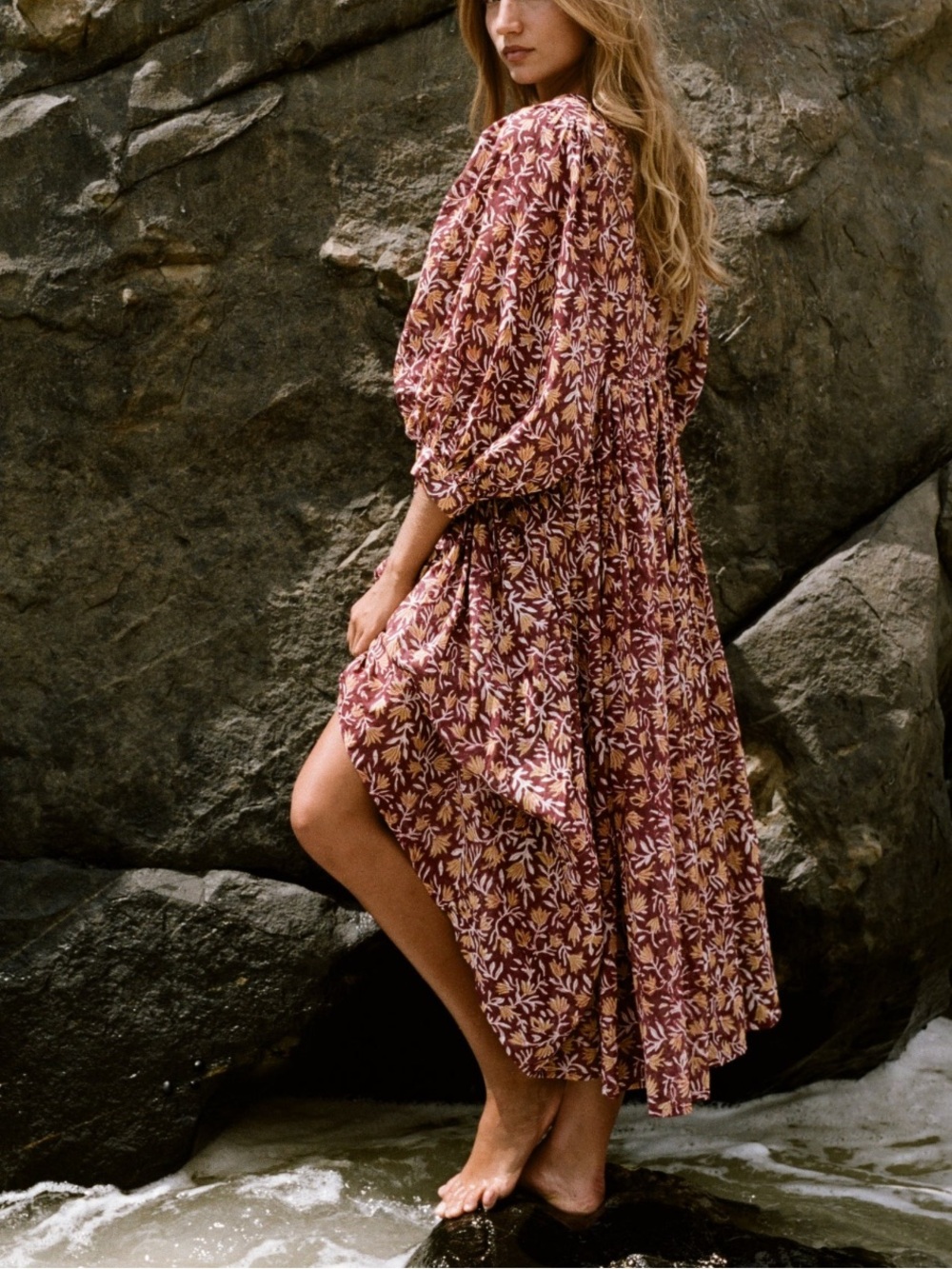 Daughters of India Kyra Midi Dress in Sumac - Picture 16 of 16